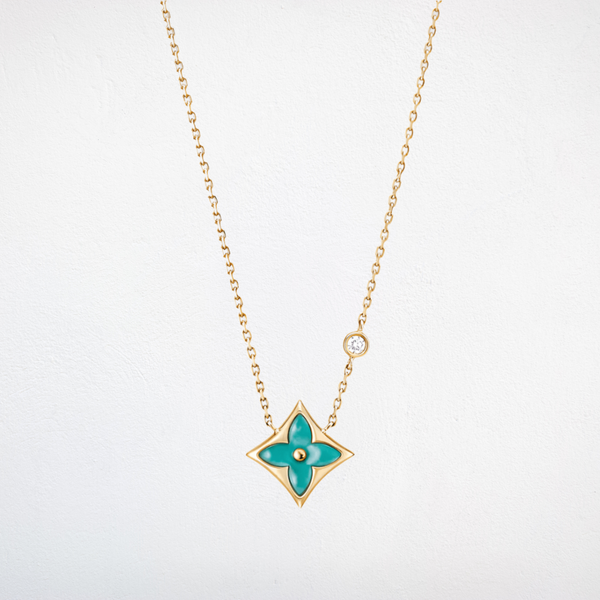 Celestial Glow Necklace - Green