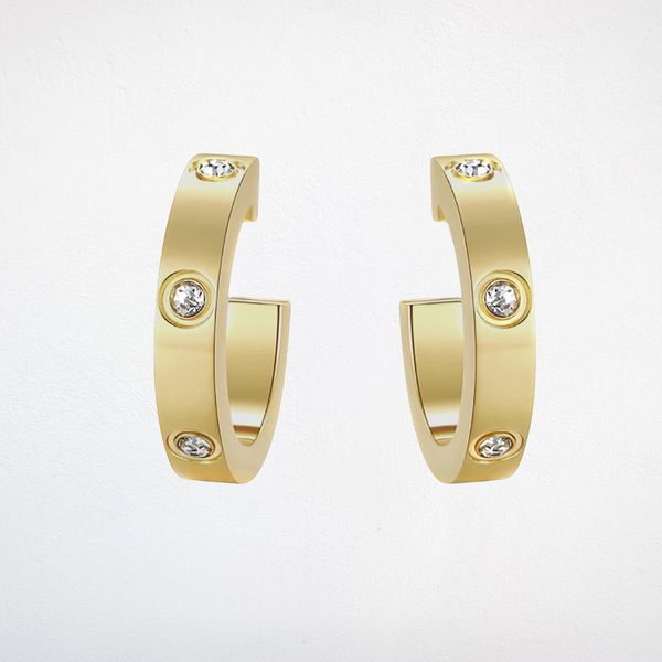 Classic Radiance Hoop Earrings