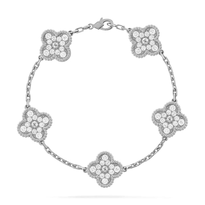 Ethereal Clover Chain Bracelet