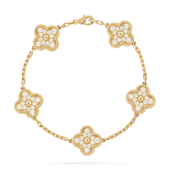 Ethereal Clover Chain Bracelet